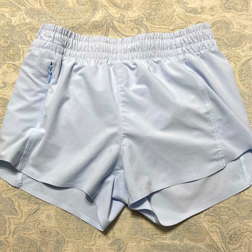 Athleta Girl size 12 light blue runner shorts